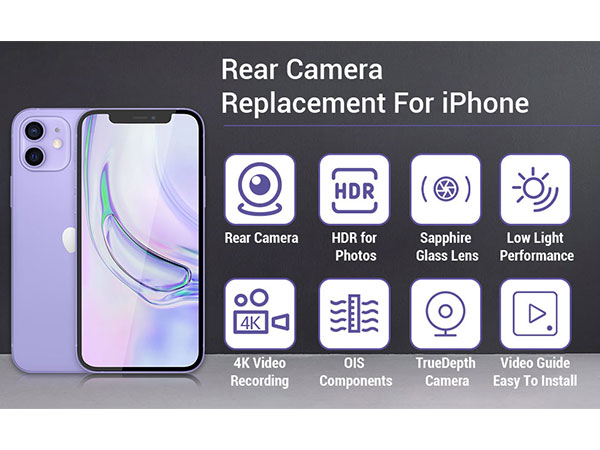 iPhone - あ Amazon.com: CYKJGS for iPhone X Main Rear Back Camera