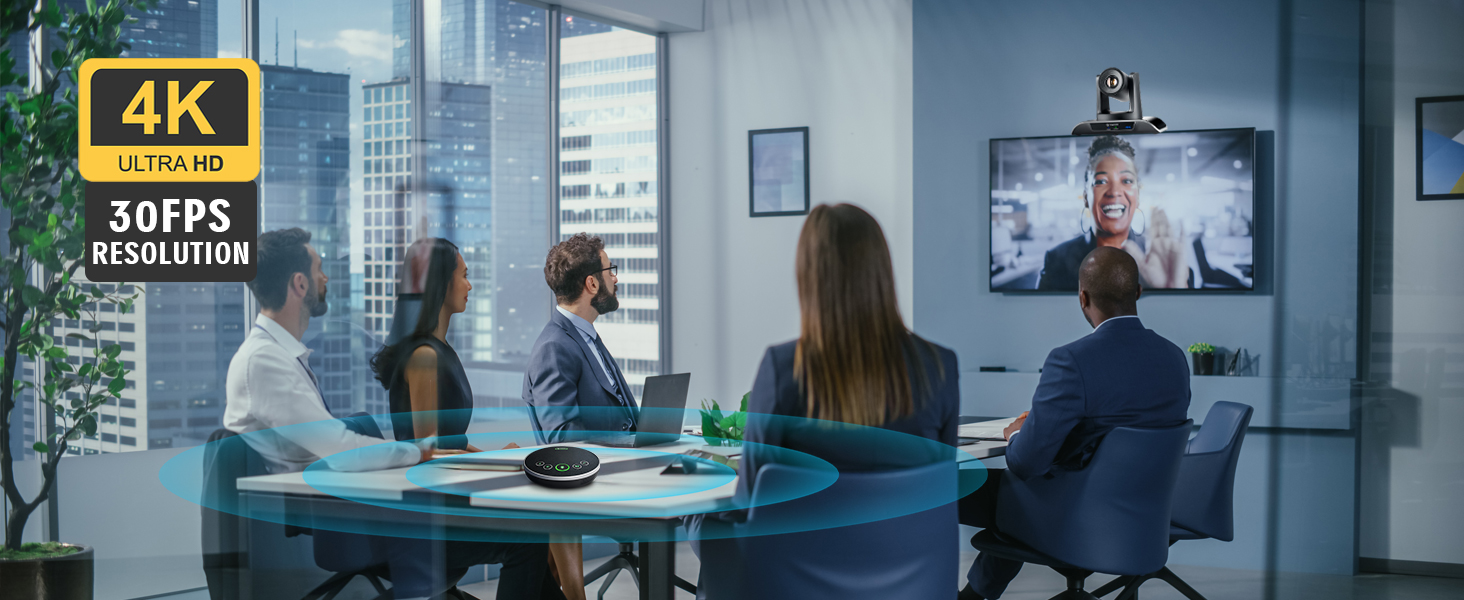4K PTZ Conference Room Camera System