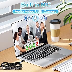 ELP 16MP Autofocus USB Camera with Microphone for Computer