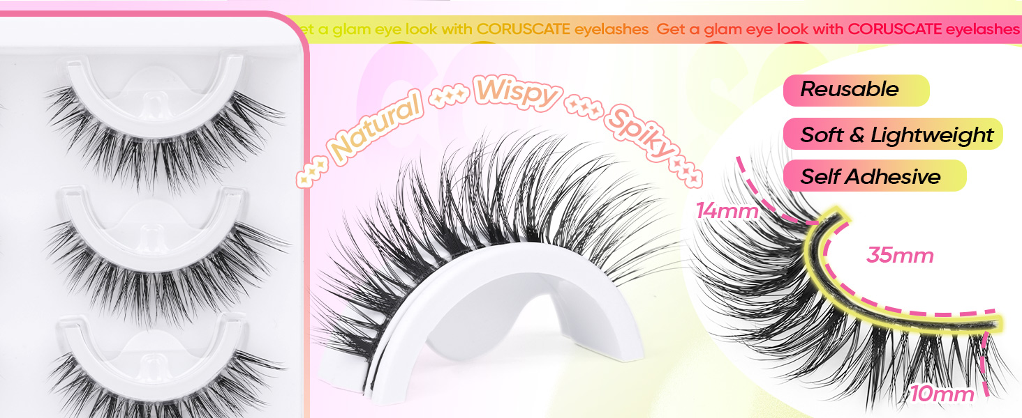 self adhesive eyelashes