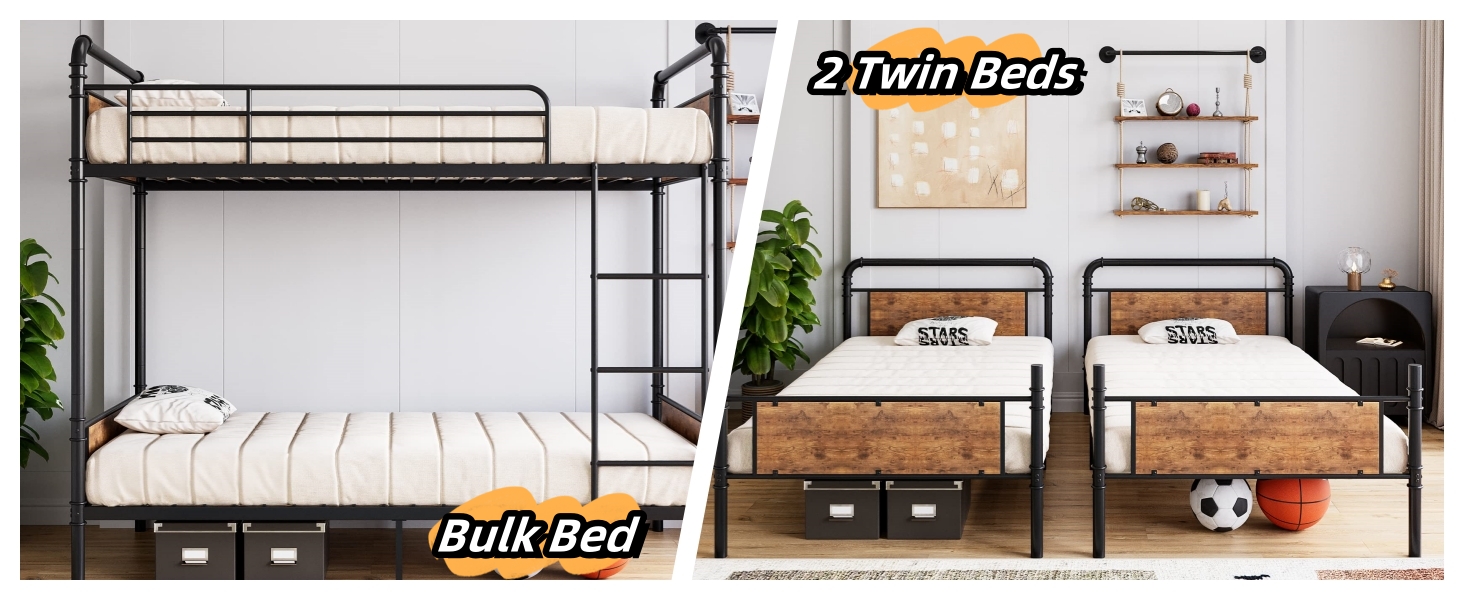 bunk bed twin over twin