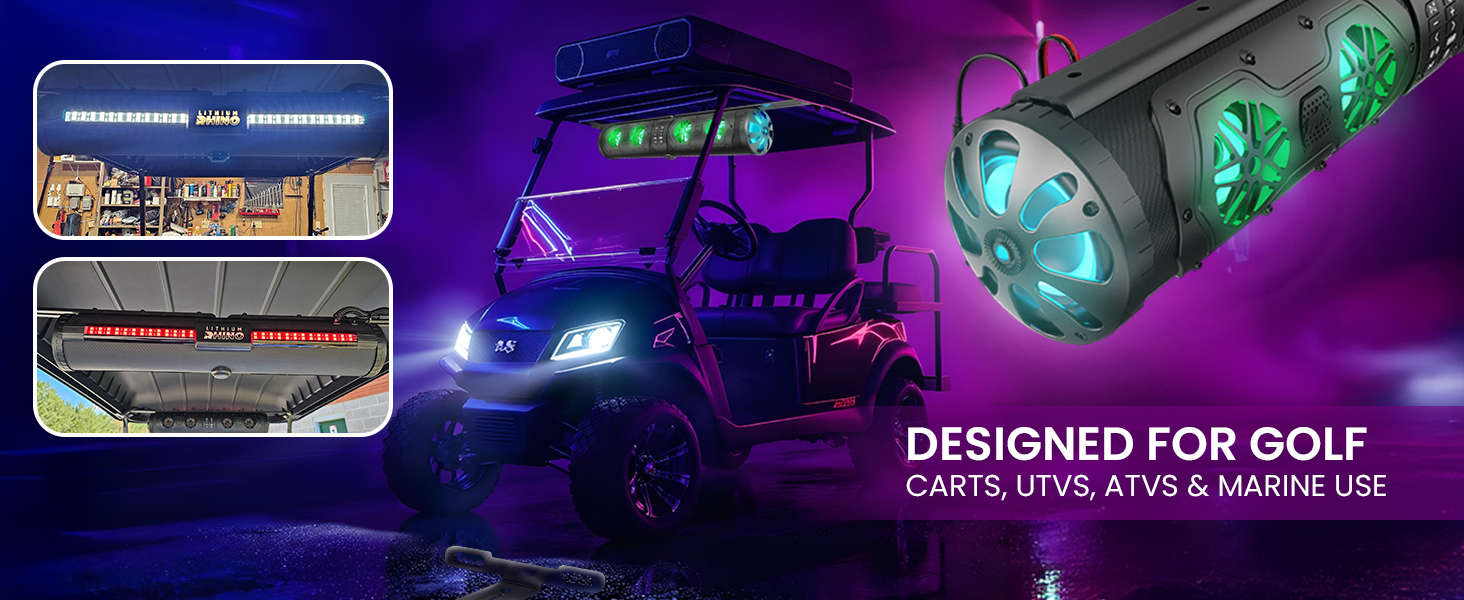 golf cart sound system