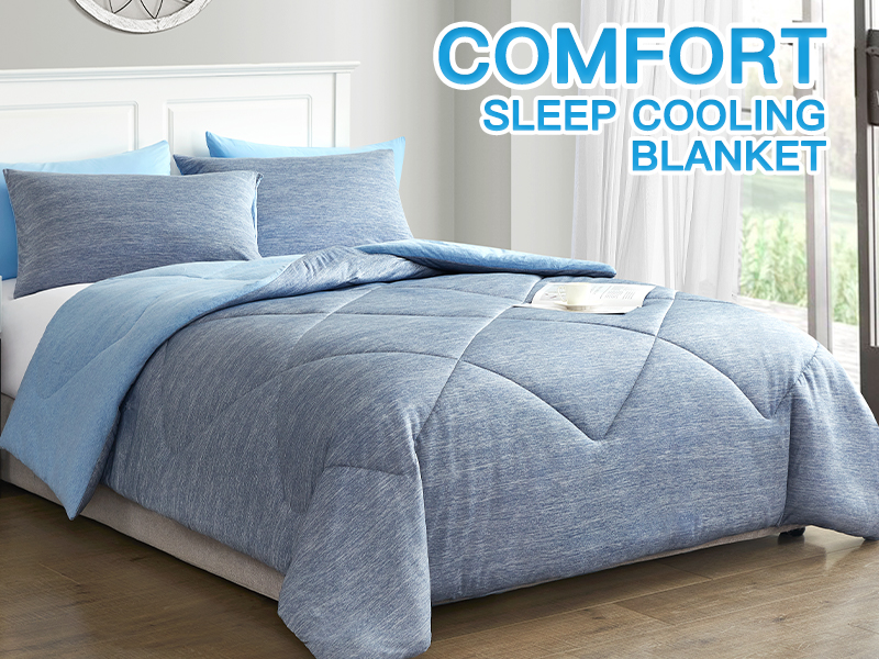 Cooling Comforter,Luxear Double Sided Cooling Quilted Blanket QMax>0.