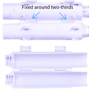 Thickened by two-thirds