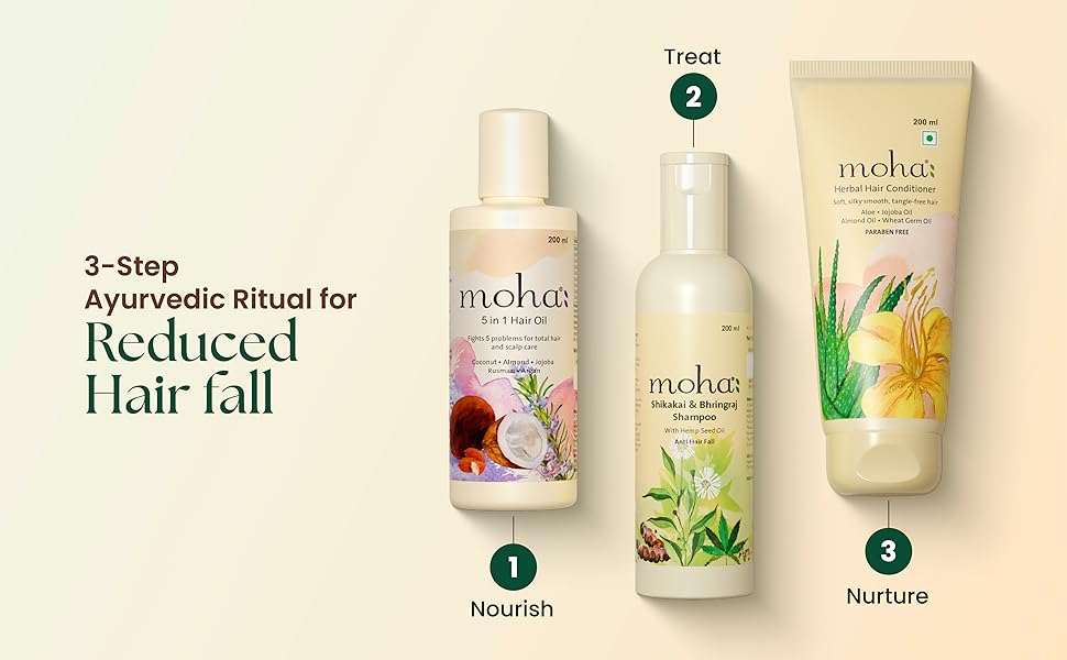 Shikakai & Bhringraj Shampoo 200ml - Product Range
