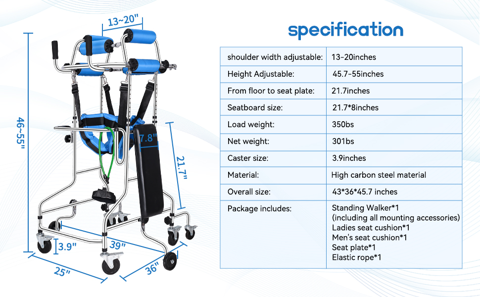 Standing Walking Aid for Lower Limb Training