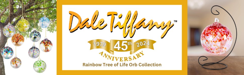 Dale Tiffany Logo - 45th Anniversary Tree of Life Orb Collection
