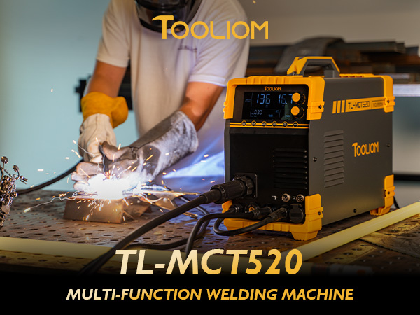 TOOLIOM MIG/TIG/CUT/Stick Welder 5 in 1 Multiprocess Welding