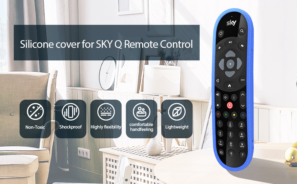 SKY Q Remote Control Cover Compatible with Sky Q Box,Sky Q Touch,Sky