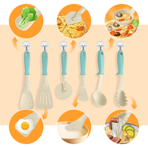 SLEMAKO Set Giocattoli da Cucina per Bambini, Accessori Cucina