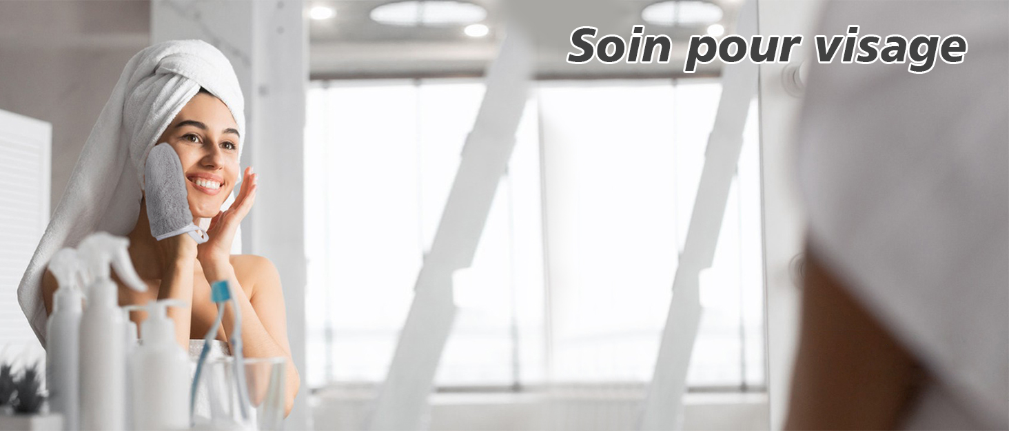 kinhwa lingette microfibre bandeau cheveux maquillge demaquillage