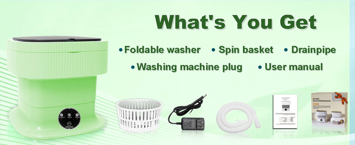 foldable washing machine