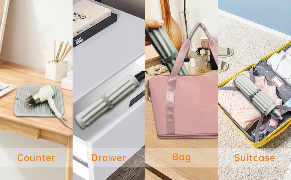 heat resistant mat for hair tools silicone heat resistant mat flat iron holder