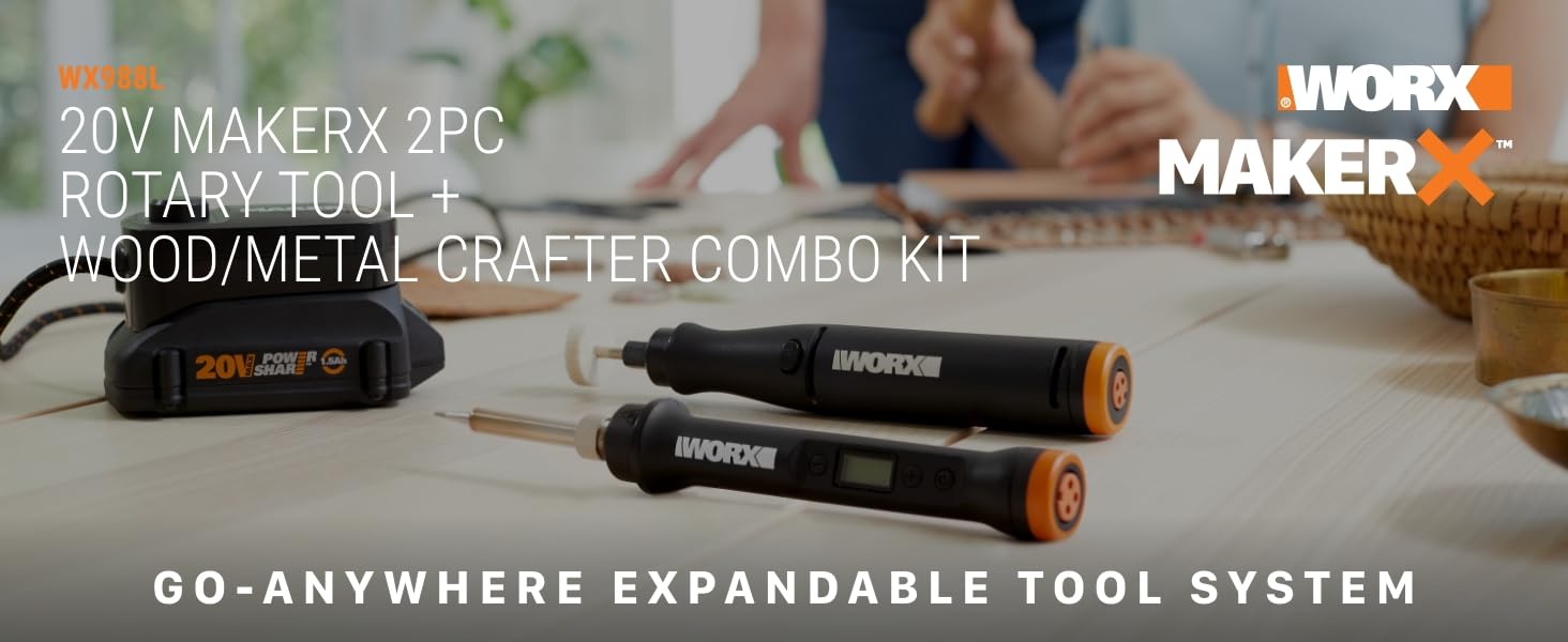 WORX makerx crafting combo 