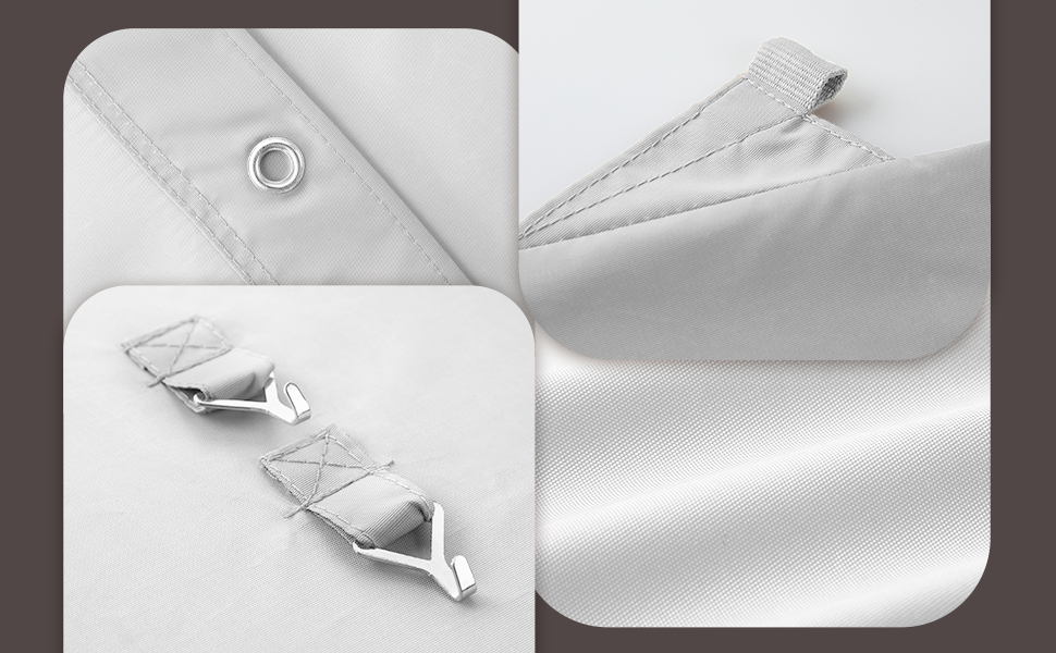 GOTRUTH 10x20 Canopy Replacement Cover, Carport Replacement Canopy, 800D Oxford