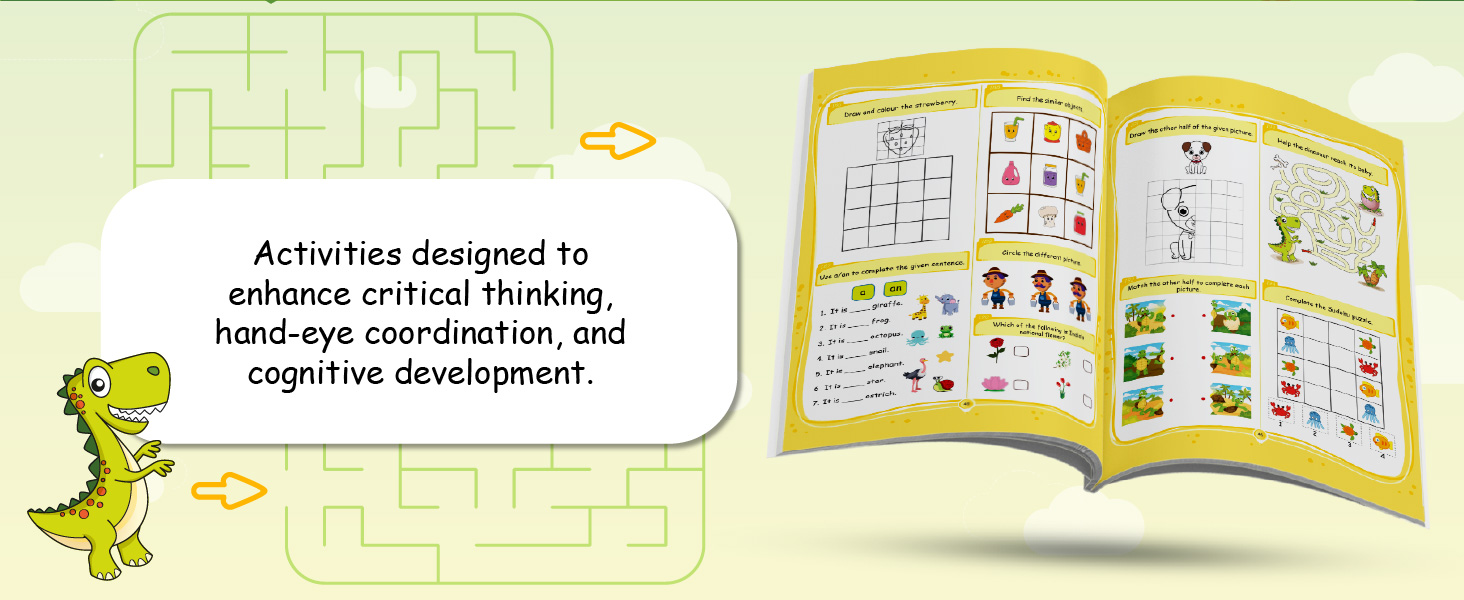 PW Activities Book For Kids 4+ Years Old | 1200+ Adventure Activities | Puzzles, Mind Games, Maze