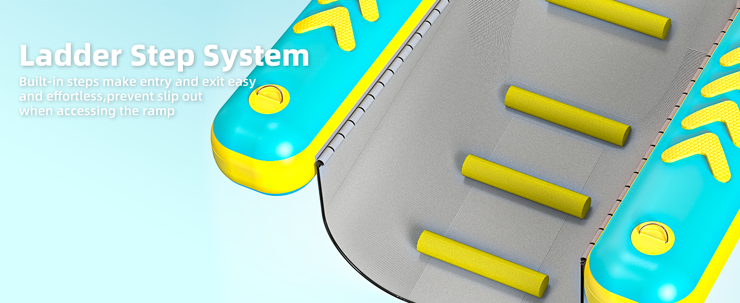 inflatable dog water ladder