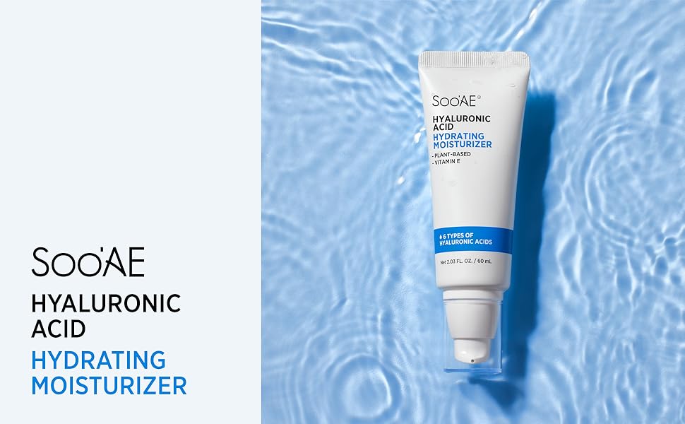 Soo'AE Hyaluronic Acid Hydrating Moisturizer 2.03 fl oz Vitamin E & C