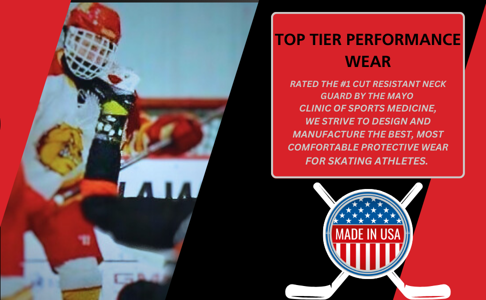 Skate Armor CutResistant Neck Guard with Removable Impact