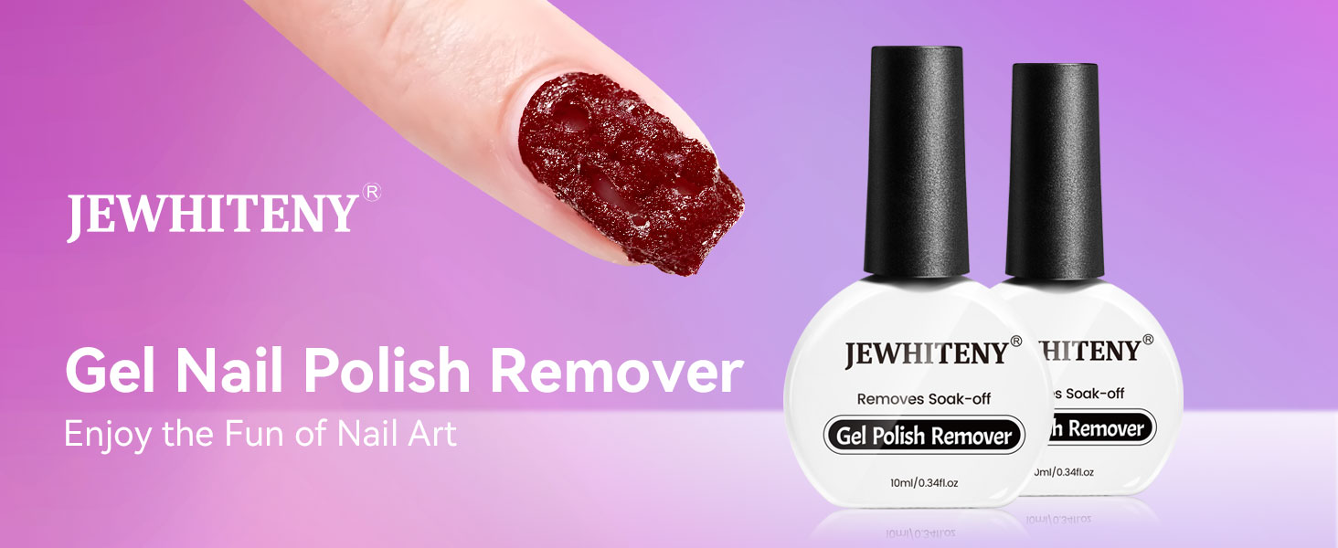 2pcs 10ml gel nail remover