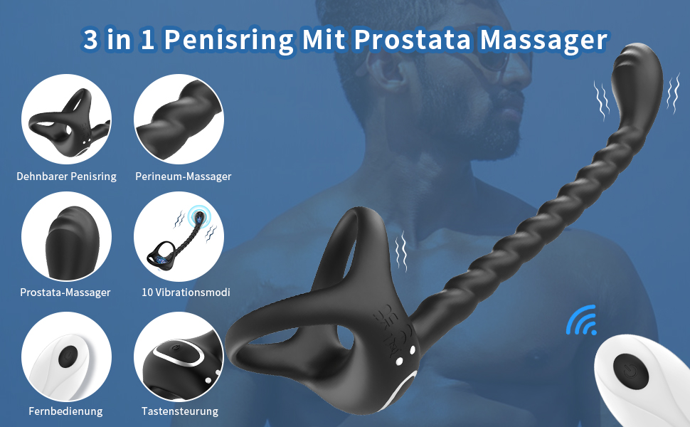 Prostaatstimulator met penisring1