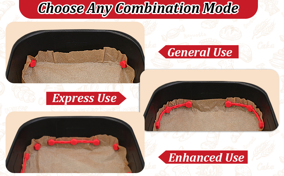 Air Fryer Magnet Silicone Buckle