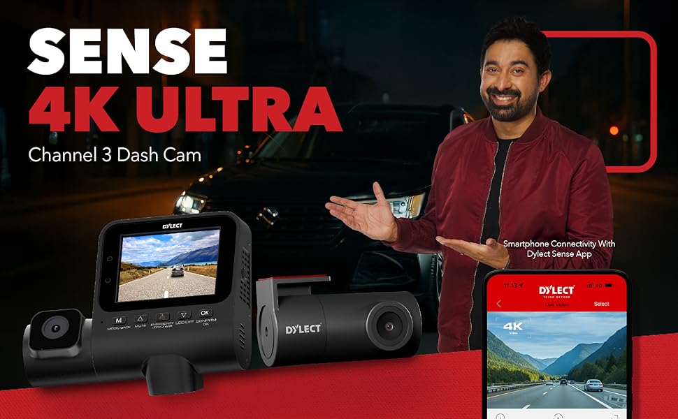 Dialect Dash Cam Sense 4K Ultra with Sony