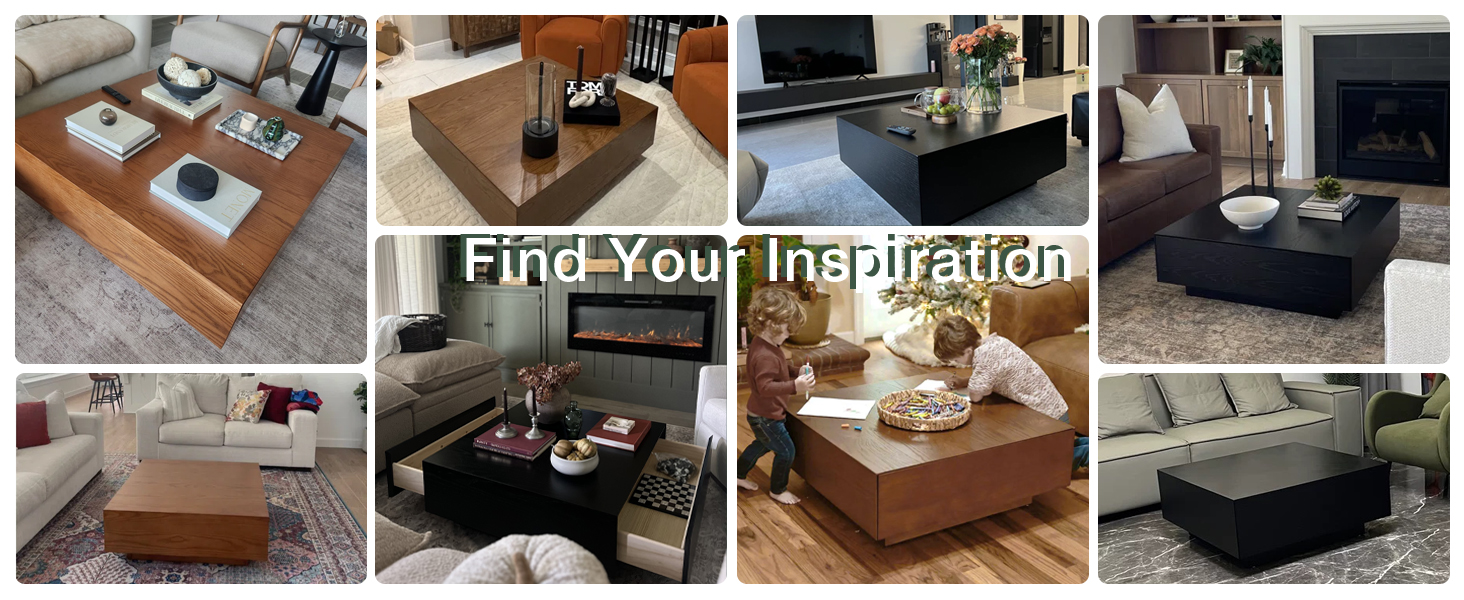 black coffee table