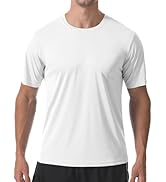 PLUMZJOY Men's Short Sleeve T-Shirt UPF 50+ Quick Dry Rash Guard Athletic Running T Shirts UV Sun...