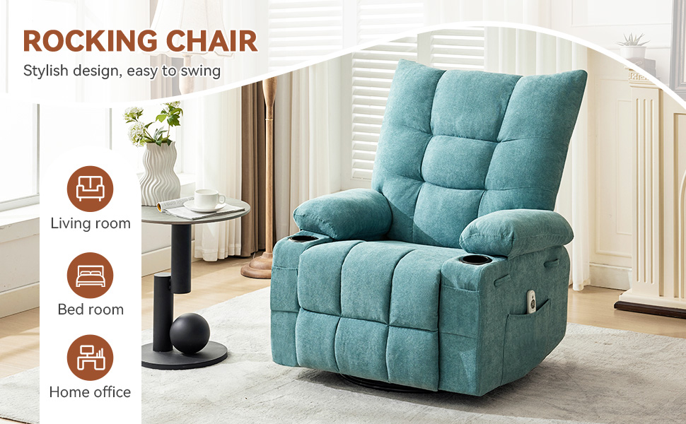 Swivel Rocker Recliner Chair