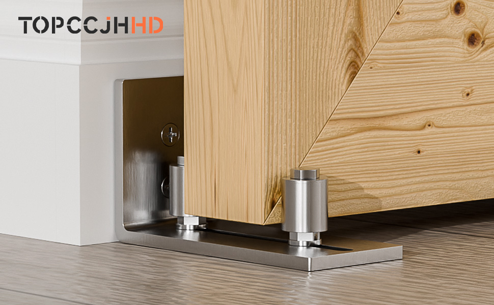 barn door floor guide stainless