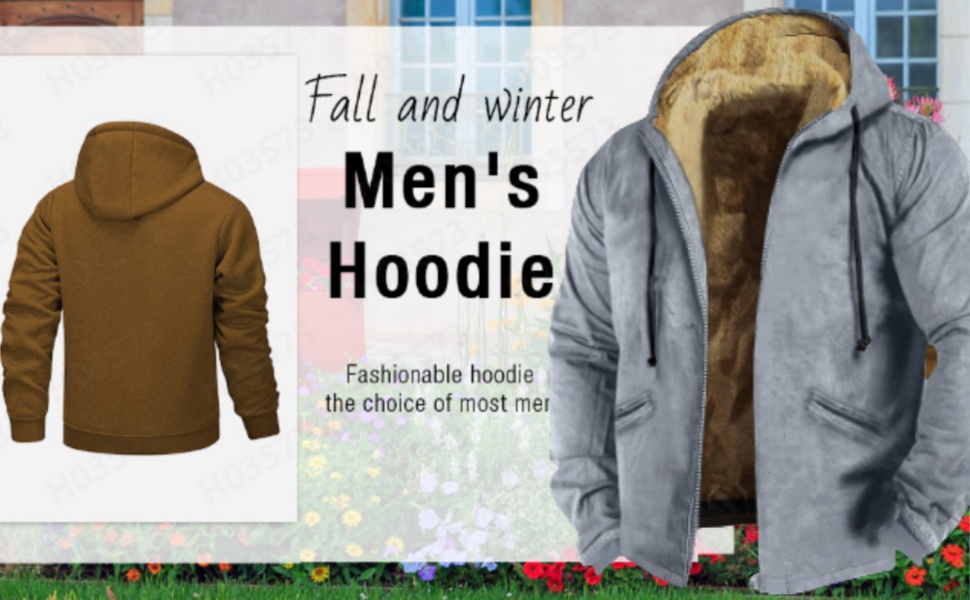 Gefütterte und verdickte Herrenjacke