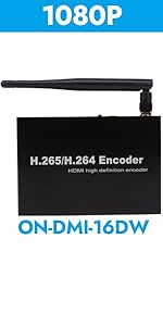 HVE16DW WiFi HDMI Encoder for Live Streaming W/Loopout SD Card Slot