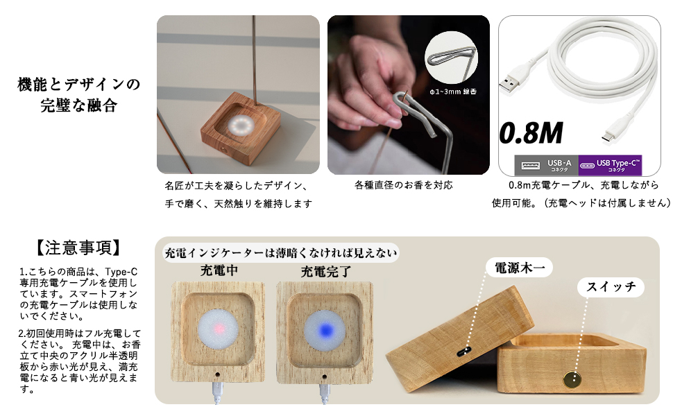 ガラスの高さUPで、灰が散らばらない仕様に