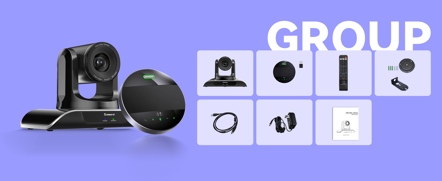 Conference room camera system with bluetooth speakerphone