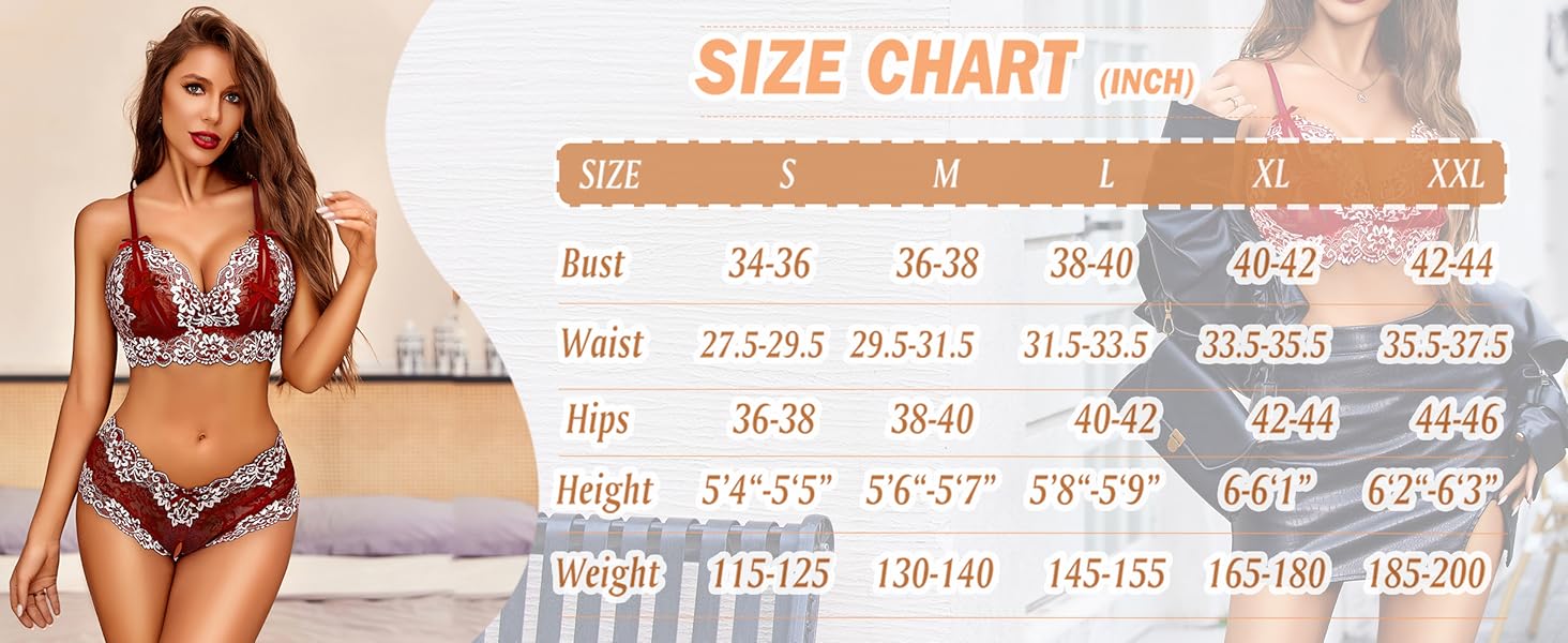 Womens Lingerie 2 Piece