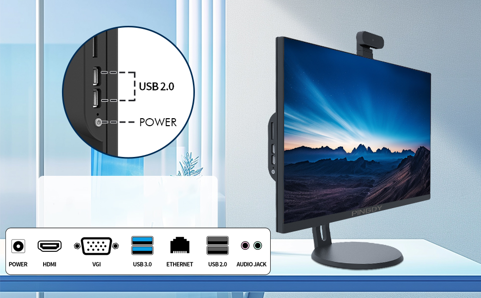 chi-kae　i7/16G/512G/Office24/Android chi-kae i7/16G/512G/Office24/Android 27 Inch All-in-One