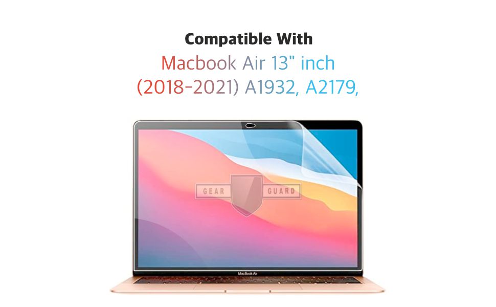 Macbook air M1 13inch a1932 A2179 screen guard unbreakable