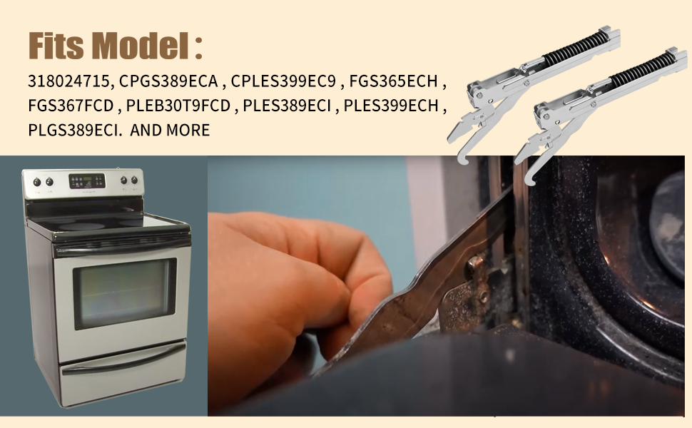 Frigidaire Oven Door Hinge Replacement www.amazon.com