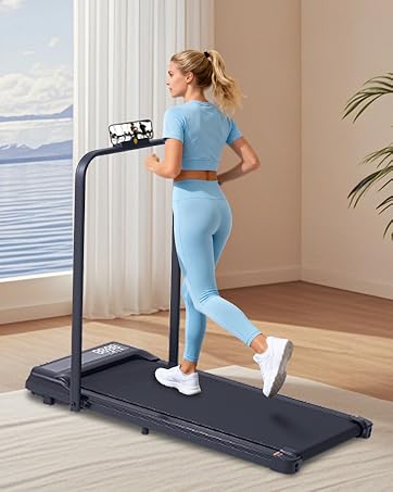 Walking Pad Treadmill with Handle Bar
