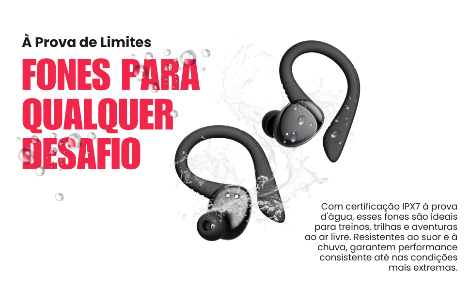 Fone de Ouvido Bluetooth