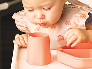 Tiny Twinkle Silicone Training Cups for Toddlers and Babies