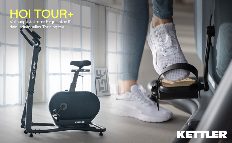 Kettler Sport Ergometer HOI TOUR+ STONE Induction Brake System with up to 600 Watt Peak Power 20 Training Programmes, Interactive Training with Apps : Amazon.de: Sports & Outdoors