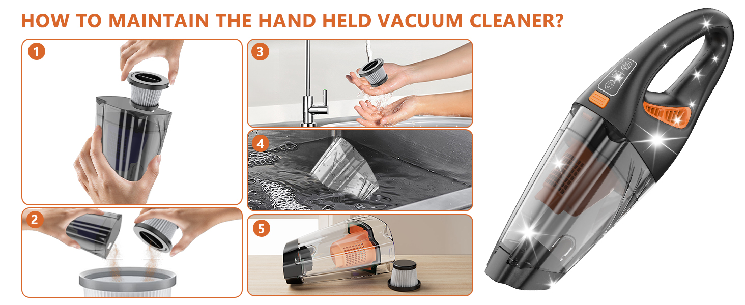 car vacuum portable cordless hand held handheld rechargeable cleaner vacuums powerful cleaners