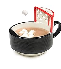 The Hockey Mug With A Net (shown with hot cocoa)