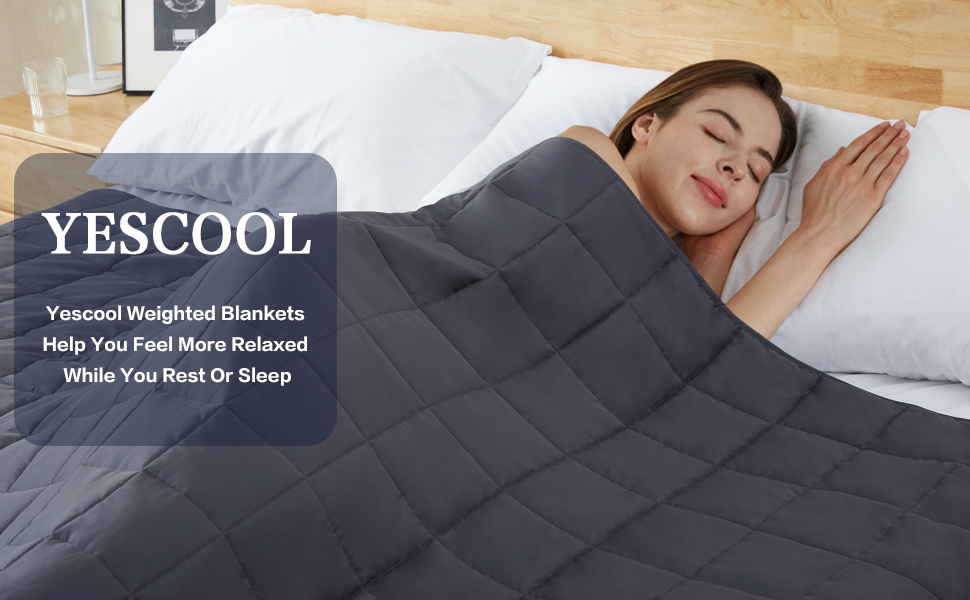Yescool Weighted Blanket for Adults (20 lbs, 60” x 80