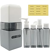 reusable Liquid travel size bottles for toiletries liquids lotion shampoo foam soap face body was...