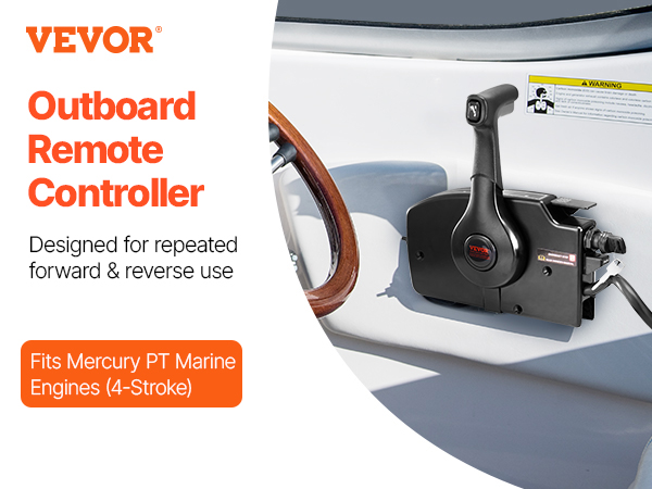 【ローダー付！】 ヨビニオンマルル 4枚 ① Vevor Boat Throttle Control Side-Mount Outboard Control
