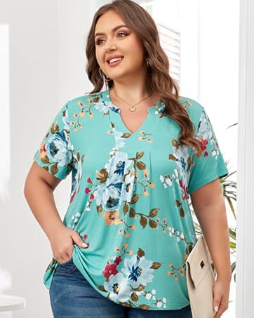 women tops womens shirts plus size shirt sleeve tunic Dressy top blouses clothing leggings casual