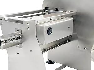 Amazon | Kurflo 電動スライサー 業務用 厚さ0-10mm調整 野菜